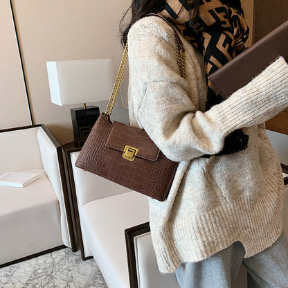 Sac Bandoulière "Croco Luxe"